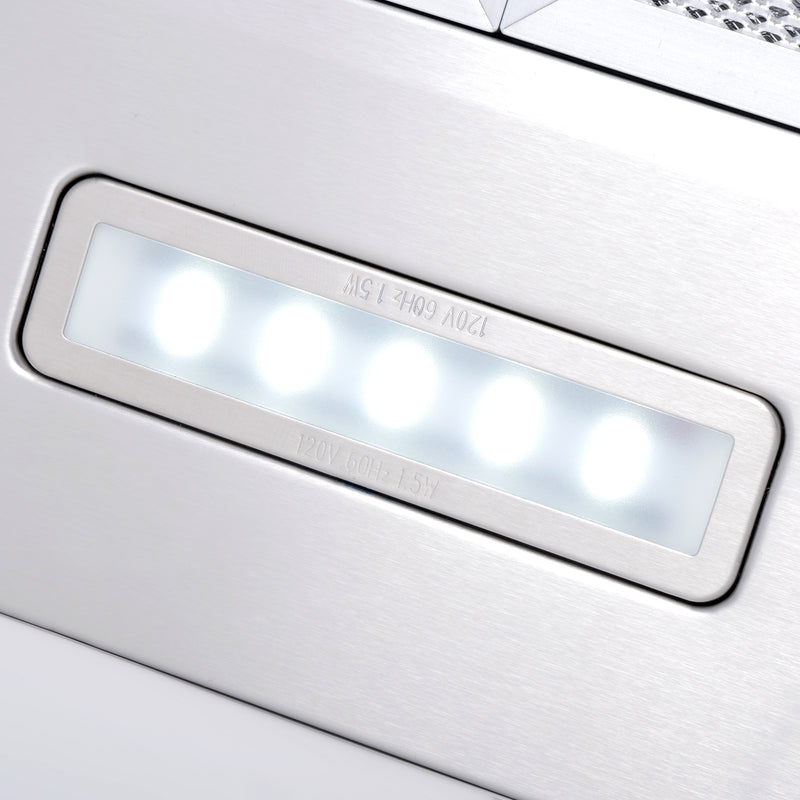 Load image into Gallery viewer, Cosmo 5MU30 30 in. Under Cabinet Range Hood with Ducted / Ductless Convertible Duct, Slim Kitchen Stove Vent with, 3 Speed Exhaust Fan, Reusable Filter and LED Lights in Stainless Steel