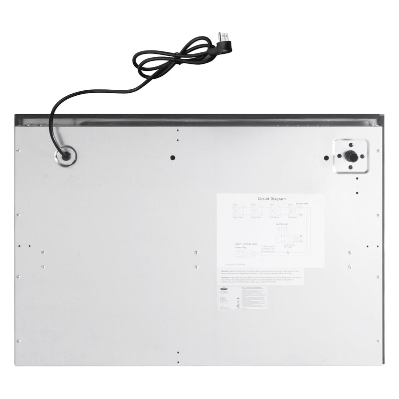 Load image into Gallery viewer, Cosmo 30 in. Gas Cooktop in Stainless Steel with 4 Italian Made Burners
