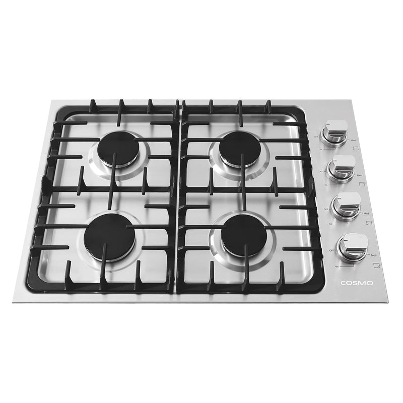 Load image into Gallery viewer, Cosmo 30 inch, Stainless Steel Gas Cooktop with 4 Italian Made Burners - COS-DIC304