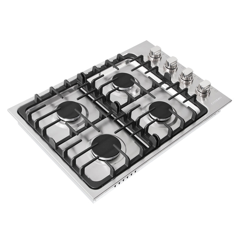 Load image into Gallery viewer, Cosmo 30 in. Gas Cooktop in Stainless Steel with 4 Italian Made Burners