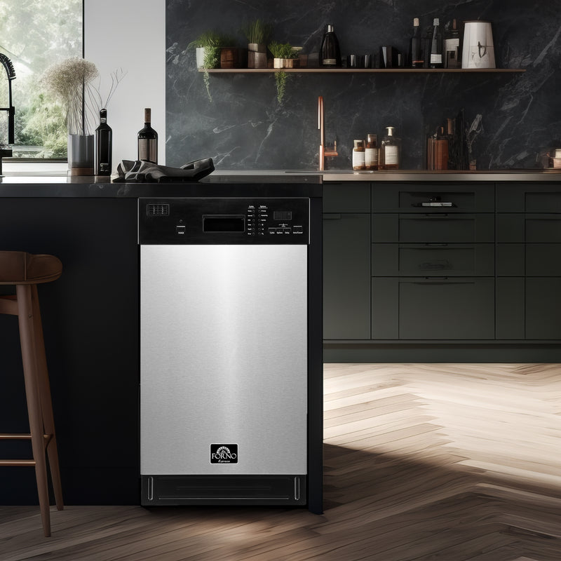 Load image into Gallery viewer, Forno Polo 18-Inch, Stainless Steel Built-In Dishwasher - FDWBI8041-18S