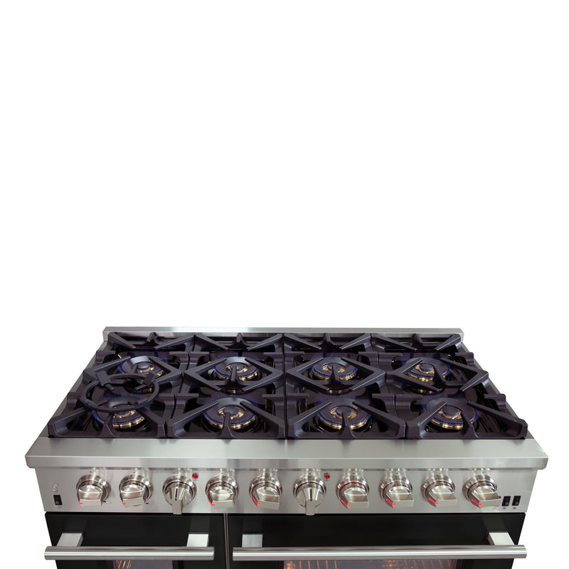 Load image into Gallery viewer, Forno Capriasca 48-Inch Freestanding Dual Fuel Range, 8 Burners, True Convection Oven
