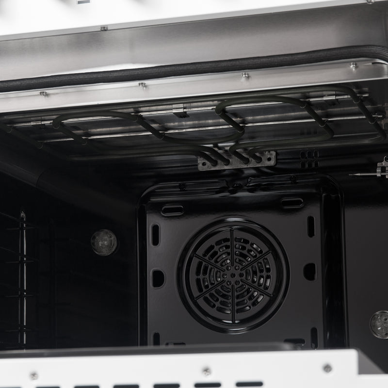 Load image into Gallery viewer, Galiano 48-inch Dual Fuel Range White & Antique Brass Design with 8 Sealed Burners 107,000 BTU, 6.58 cu. ft. double ovens & Griddle