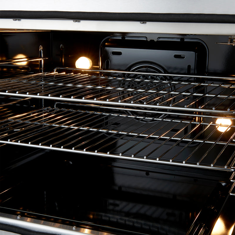 Load image into Gallery viewer, Forno Galiano 30-inch, Black Freestanding French Door Dual Fuel Range - FFSGS6356-30BLK