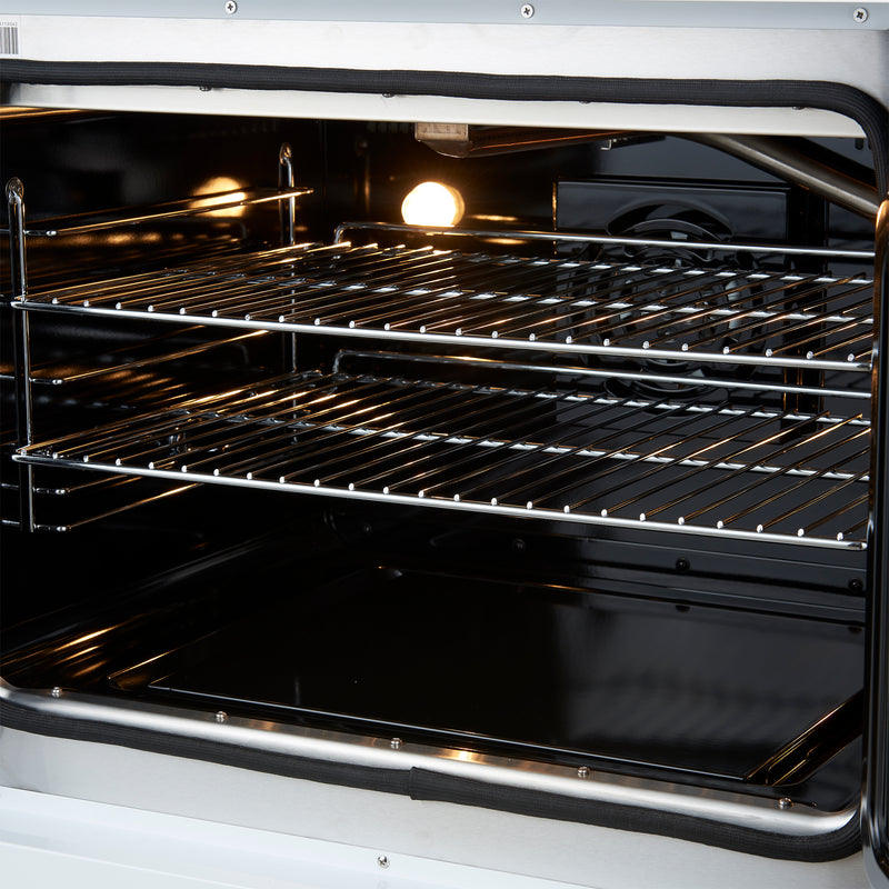 Load image into Gallery viewer, Forno Galiano 30-inch, White Freestanding French Door Dual Fuel Range - FFSGS6356-30WHT