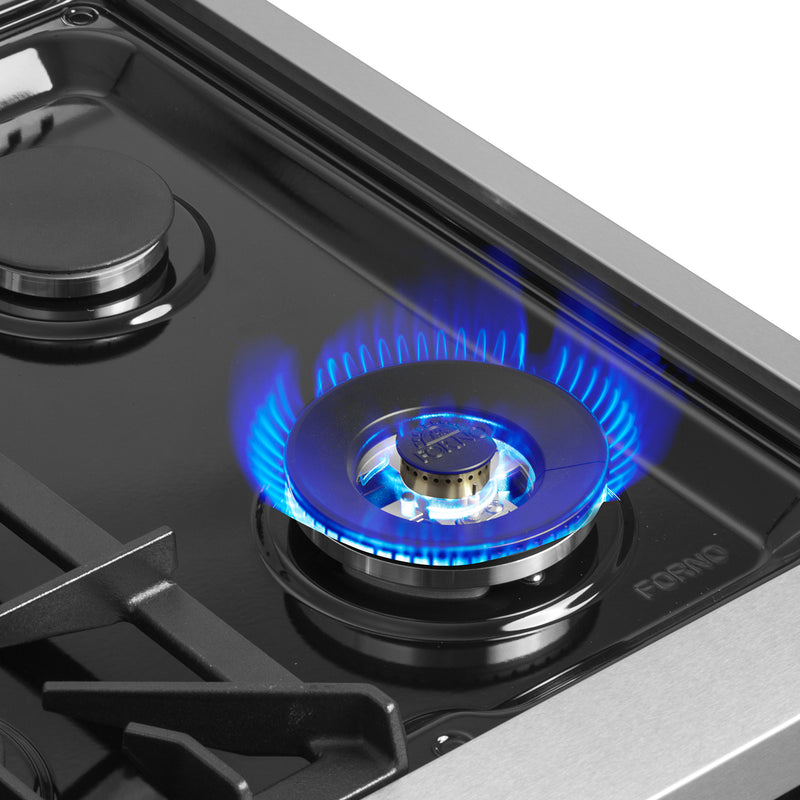 Load image into Gallery viewer, Forno Galiano 36-inch Freestanding French Door Dual Fuel Range White