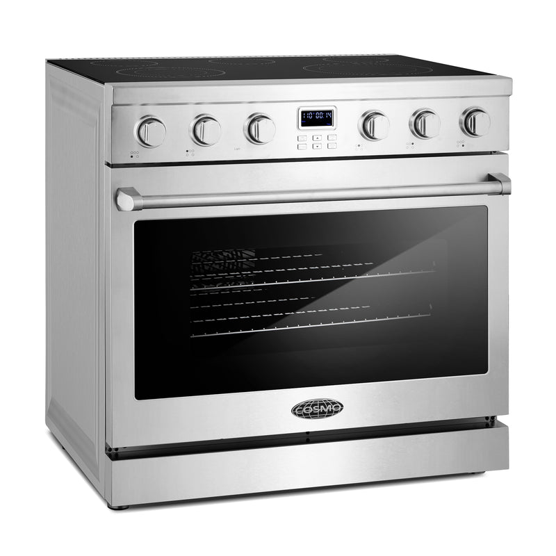 Load image into Gallery viewer, Cosmo Commercial Style 36 inch, Stainless Steel Electric Range - COS-ERC365KBD