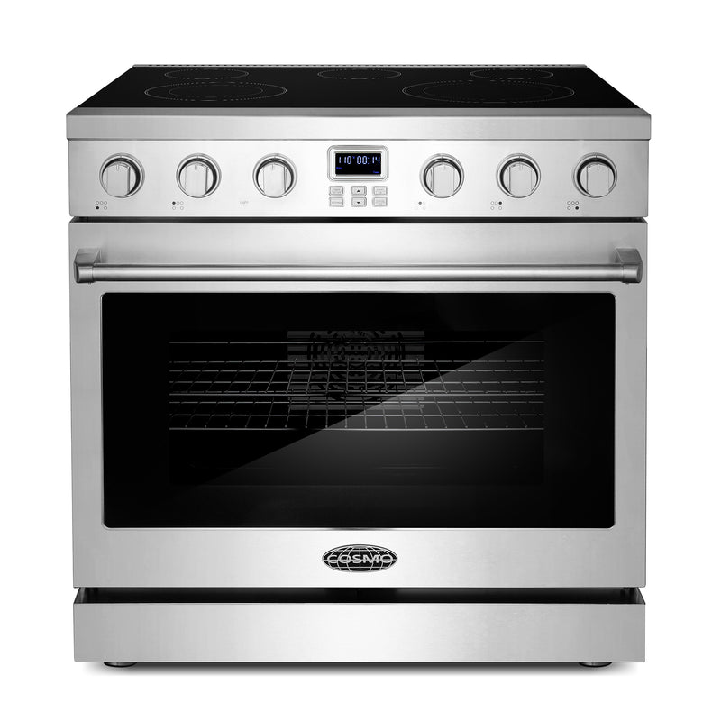 Load image into Gallery viewer, Cosmo Commercial Style 36 inch, Stainless Steel Electric Range - COS-ERC365KBD