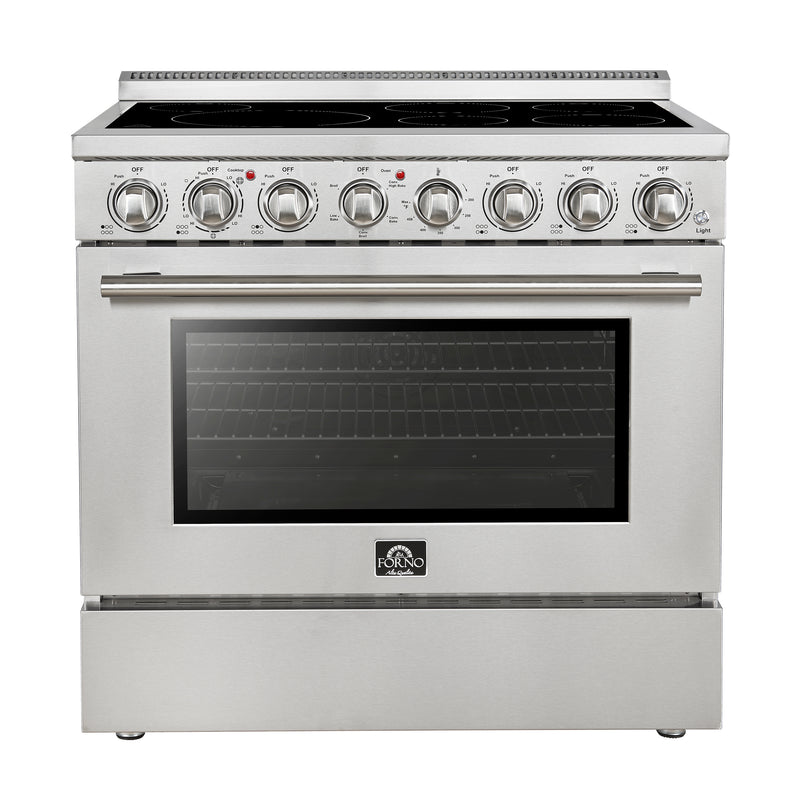 Load image into Gallery viewer, Forno Paolo 36 Inch, Stainless Steel Freestanding Electric Range - FFSEL6011-36