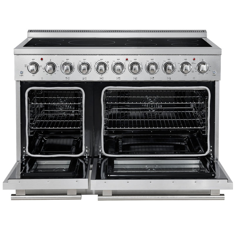 Load image into Gallery viewer, Forno Paolo 48-Inch, Stainless Steel Freestanding Electric Range - FFSEL6011-48