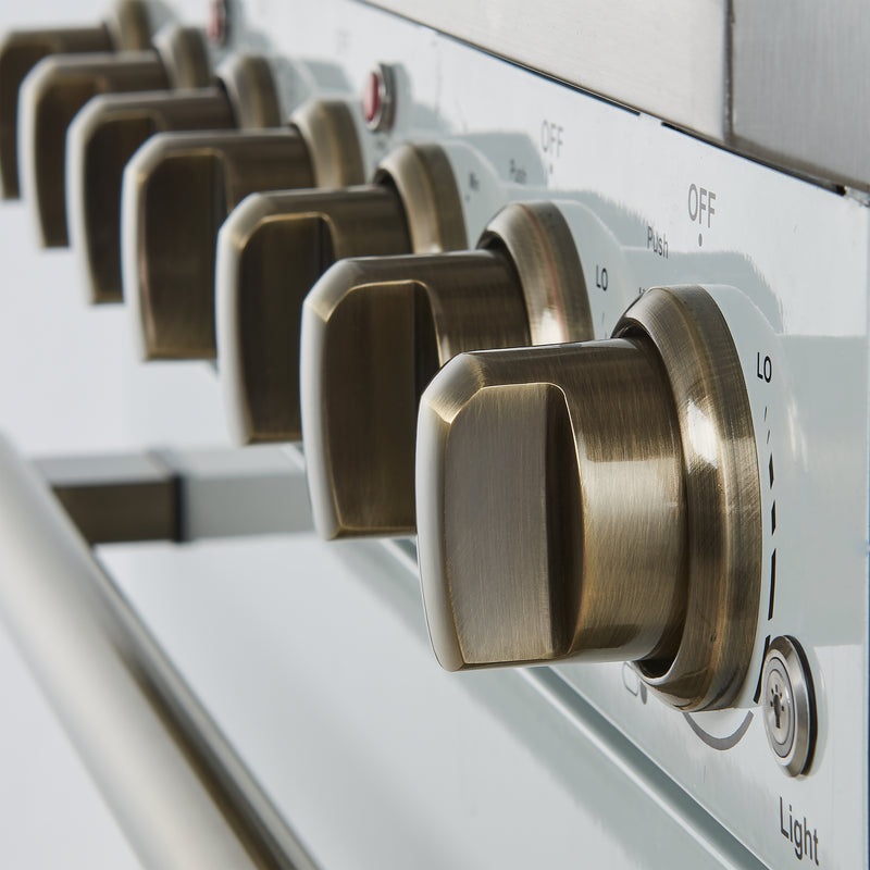 Load image into Gallery viewer, Forno Paolo 30-Inch Freestanding Electric Range, White, 4.38 cu.ft, True Convection Oven, Energy Efficient