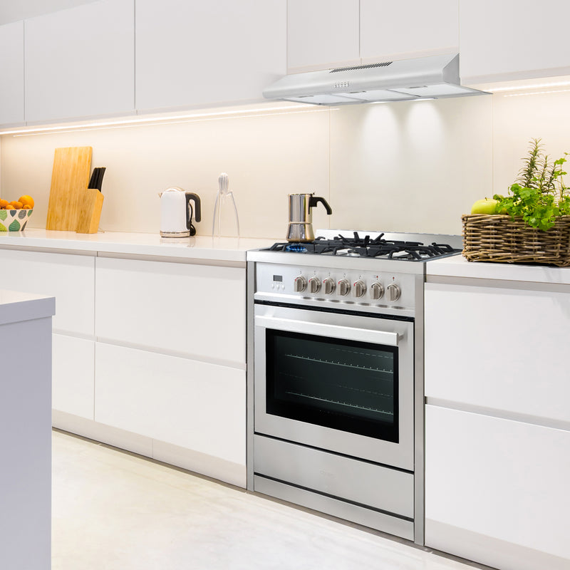 Load image into Gallery viewer, Cosmo Commercial-Style 36 inch, Stainless Steel Dual Fuel Range Convection Oven - F965NF