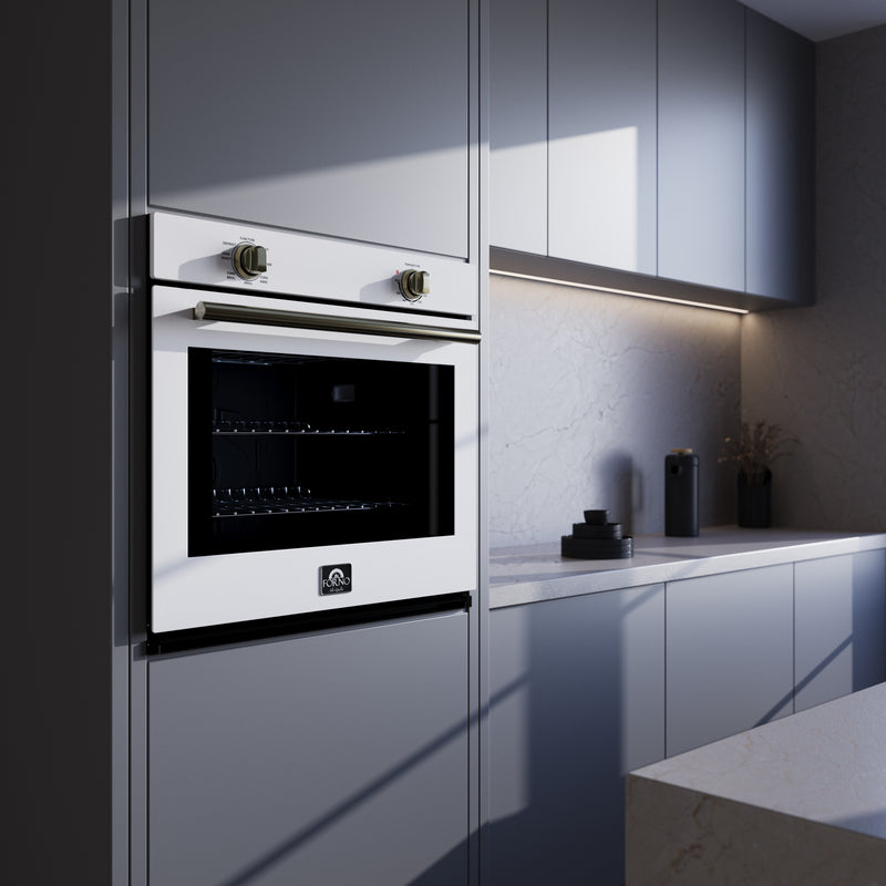Load image into Gallery viewer, Forno Vomero 30-Inch, White Wall Oven - FBOEL1370-30WHT