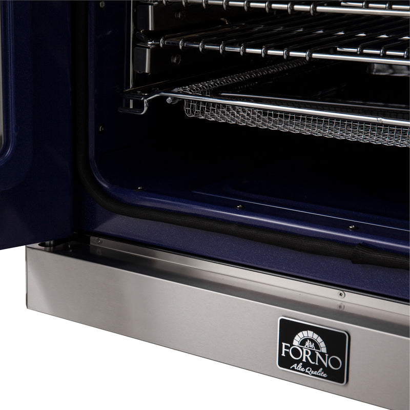 Load image into Gallery viewer, Forno Gallico 30-Inch Electric French Door Wall Oven, Stainless Steel, True Convection, Air Fry, Self-Cleaning