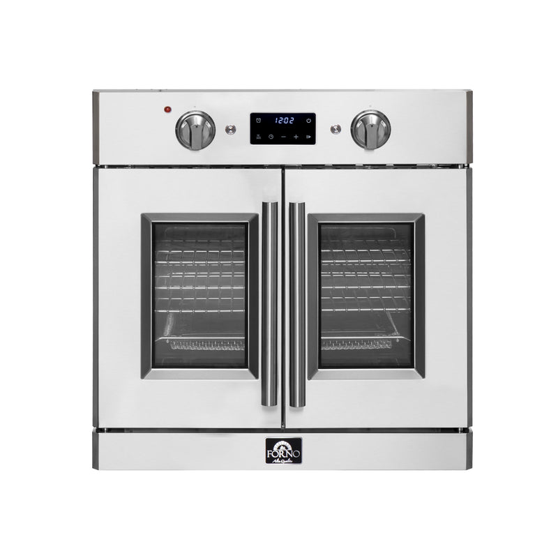 Load image into Gallery viewer, Forno Gallico 30-Inch Electric French Door Wall Oven, Stainless Steel, True Convection, Air Fry, Self-Cleaning