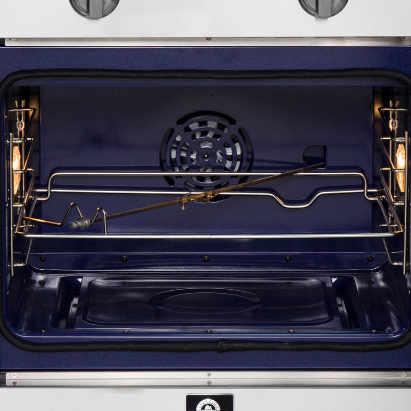 Load image into Gallery viewer, Forno Gallico 30-Inch Electric French Door Wall Oven, Stainless Steel, True Convection, Air Fry, Self-Cleaning