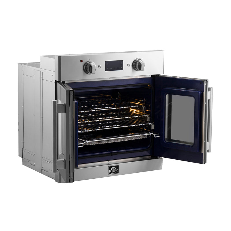 Load image into Gallery viewer, Forno Gallico 30-Inch Electric French Door Wall Oven, Stainless Steel, True Convection, Air Fry, Self-Cleaning