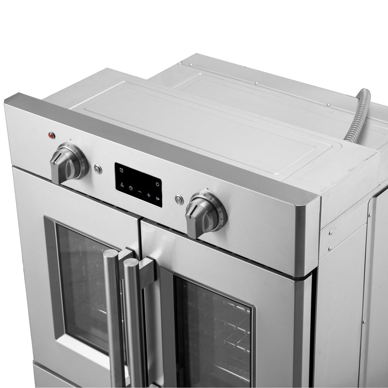 Load image into Gallery viewer, Forno Gallico 30-Inch Electric French Door Wall Oven, Stainless Steel, True Convection, Air Fry, Self-Cleaning