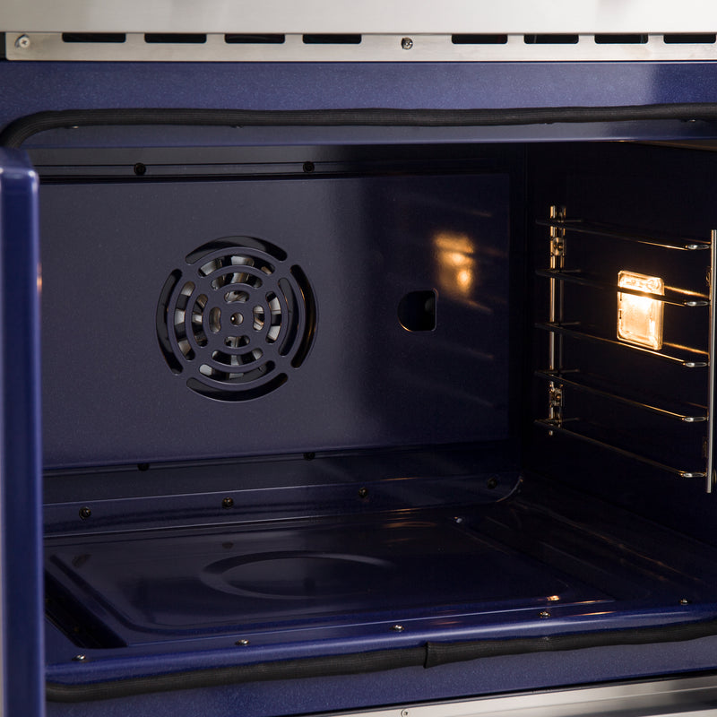 Load image into Gallery viewer, Forno Gallico 30-Inch Electric French Door Double Oven, Stainless Steel, Convection Cooking, Touch Control Panel, Self-Cleaning Function