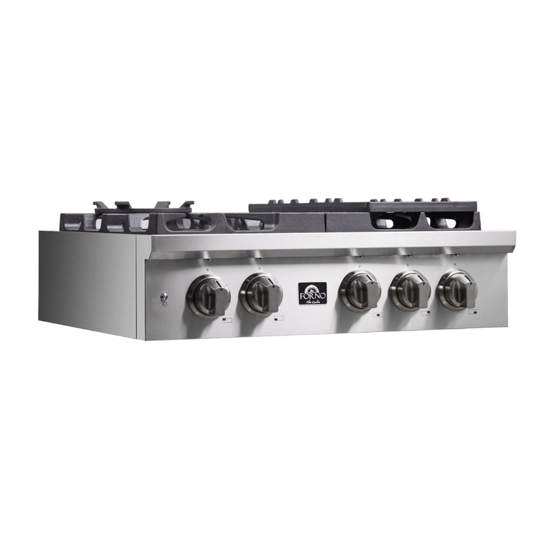 Load image into Gallery viewer, Forno Spezia Alta Qualita 30-Inch, Stainless Steel Pro-Style Gas Rangetop with 5 Sealed Burners - FCTGS5751-30