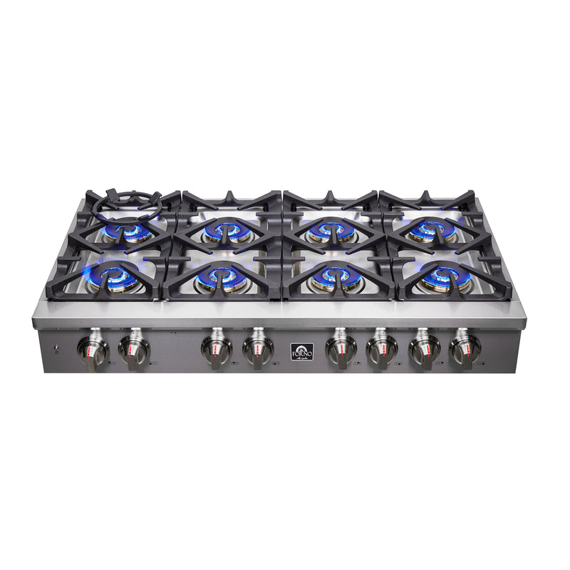 Load image into Gallery viewer, Forno Spezia Alta Qualita 48-Inch, Stainless Steel Pro-Style Gas Rangetop with 8 Sealed Burners - FCTGS5751-48