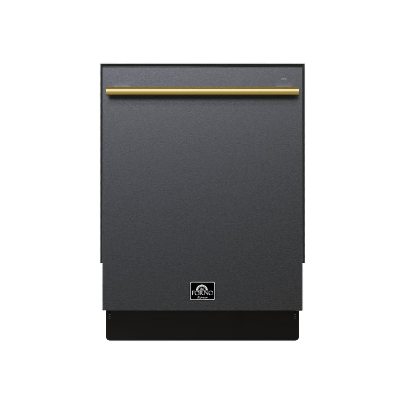 Load image into Gallery viewer, Forno Romano Espresso 24-Inch, Black Built-In Dishwasher - FDWBI8035-24BLK