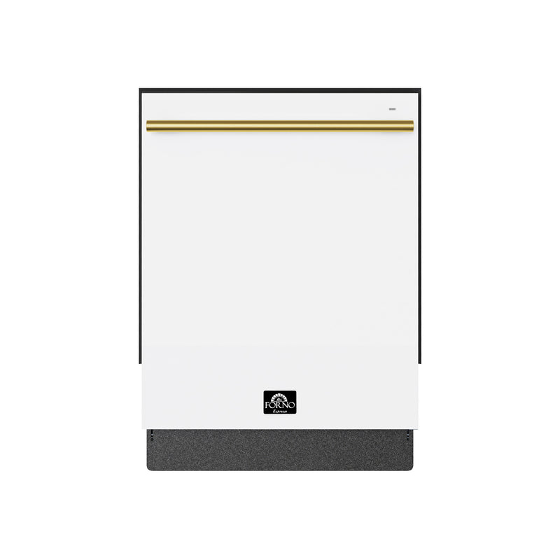 Load image into Gallery viewer, Forno Romano Espresso 24-Inch, White Built-In Dishwasher - FDWBI8035-24WHT