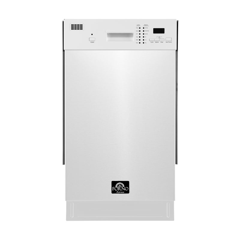Load image into Gallery viewer, Forno Polo 18-Inch, White Built-In White Dishwasher - FDWBI8041-18WHT