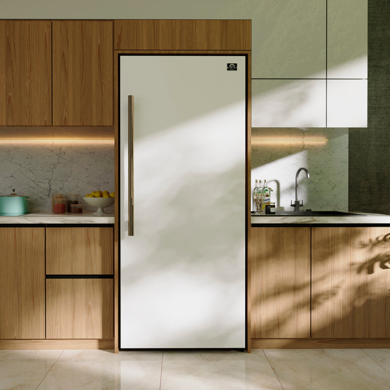 Load image into Gallery viewer, Forno Maderno 28-Inch, White Convertible Freezer/Refrigerator with Right Swing - FFFFD1722-28WHT-RS