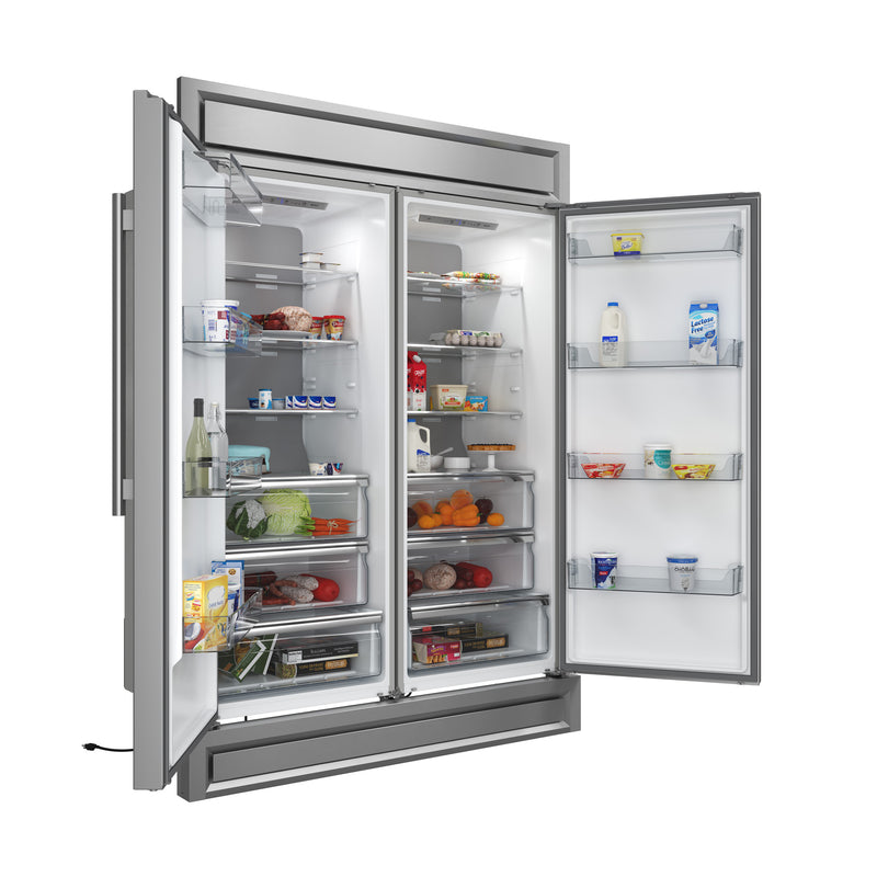 Load image into Gallery viewer, Forno Maderno 2-28-Inch Wide, Stainless Steel Convertible Refrigerator/Freezer - FFFFD1722-60S