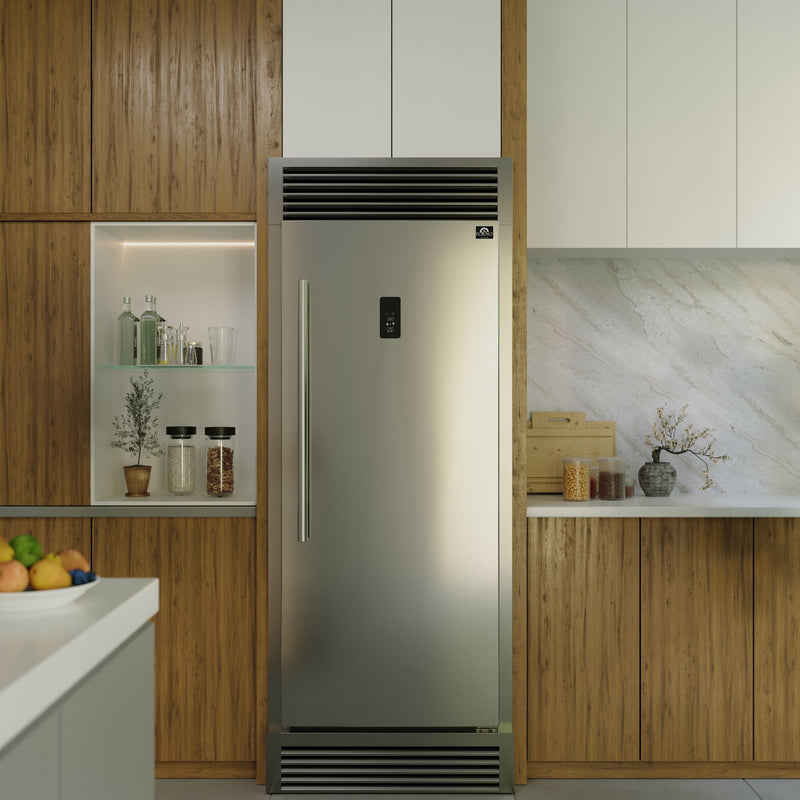 Load image into Gallery viewer, Forno Fortezza 32 Inch, Stainless Steel Convertible Refrigerator/Freezer with Right-Swing - FFFFD1738-32RSG
