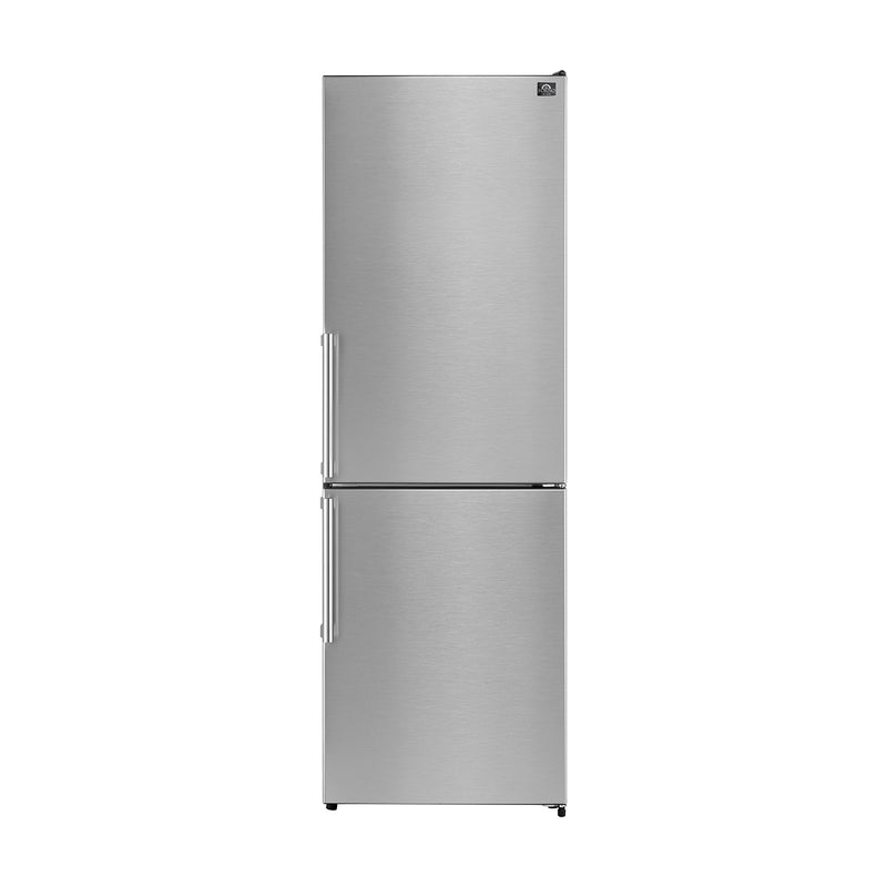 Load image into Gallery viewer, Forno Guardia 24-Inch, Stainless Steel Bottom Freezer Refrigerator - FFFFD1778-24RS