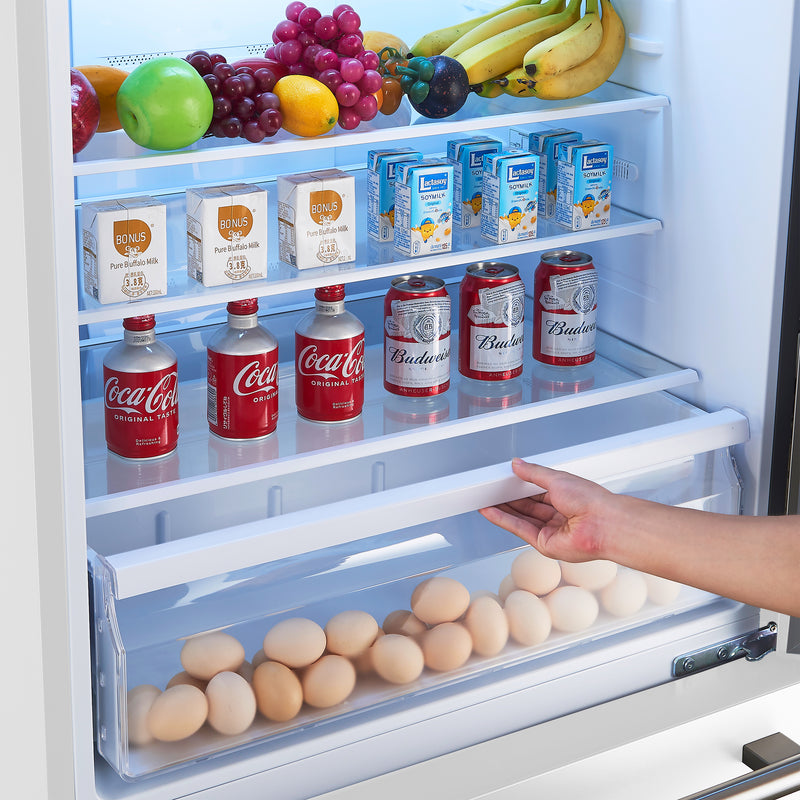 Load image into Gallery viewer, Forno Milano Espresso 31-Inch, White Bottom Freezer Refrigerator - FFFFD1785-31WHT
