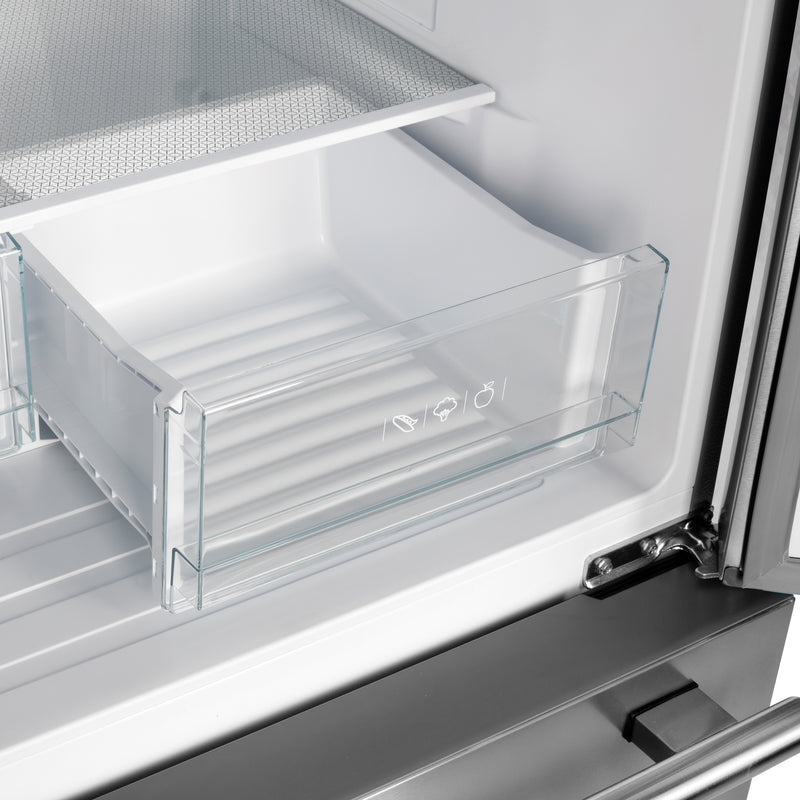 Load image into Gallery viewer, Forno Gallipoli 30-Inch French Door Refrigerator with Bottom Freezer, 17.5 cu.ft Capacity, Stainless Steel, No Frost Technology, Built-In Ice Maker, Energy Efficient