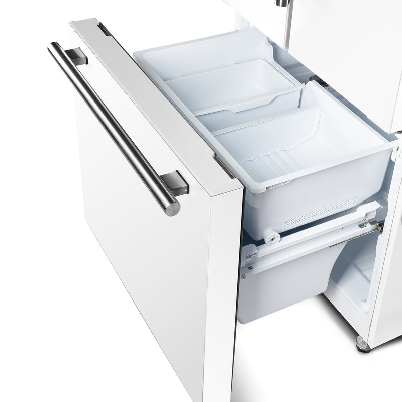 Load image into Gallery viewer, Forno Gallipoli Espresso 30-Inch, White French Door Refrigerator - FFFFD1974-31WHT