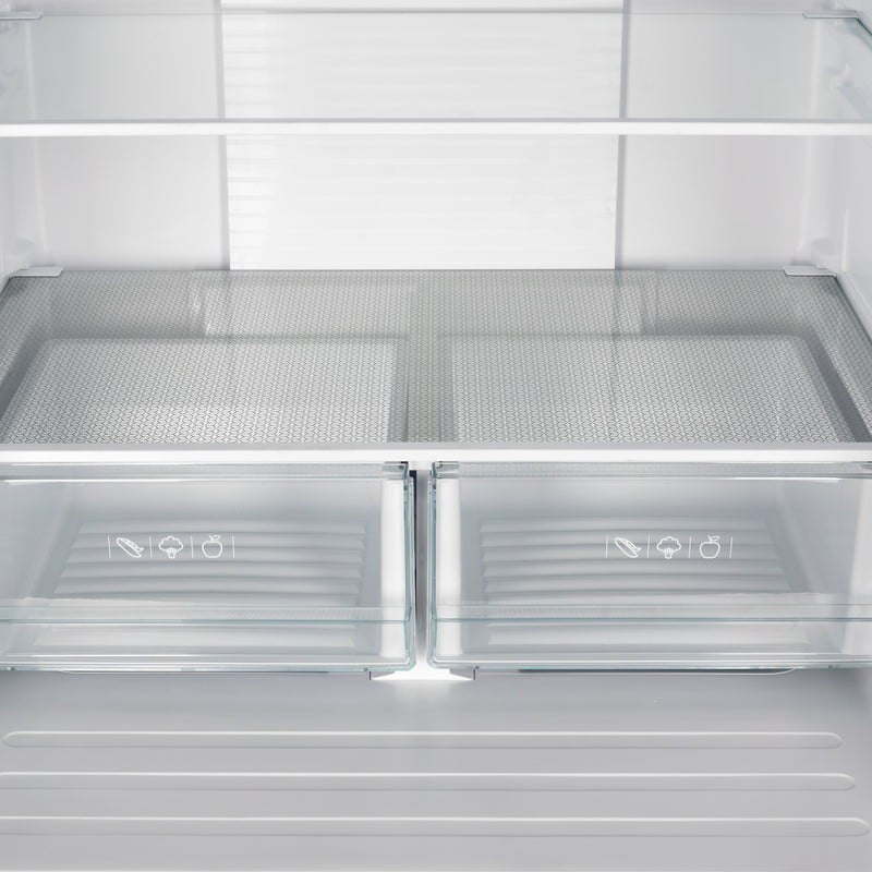 Load image into Gallery viewer, Forno Gallipoli 30-Inch French Door Refrigerator, 17.5 cu.ft Capacity, Decorative Grill, 34-Inch Width, Stainless Steel, No Frost Technology, Energy Efficient