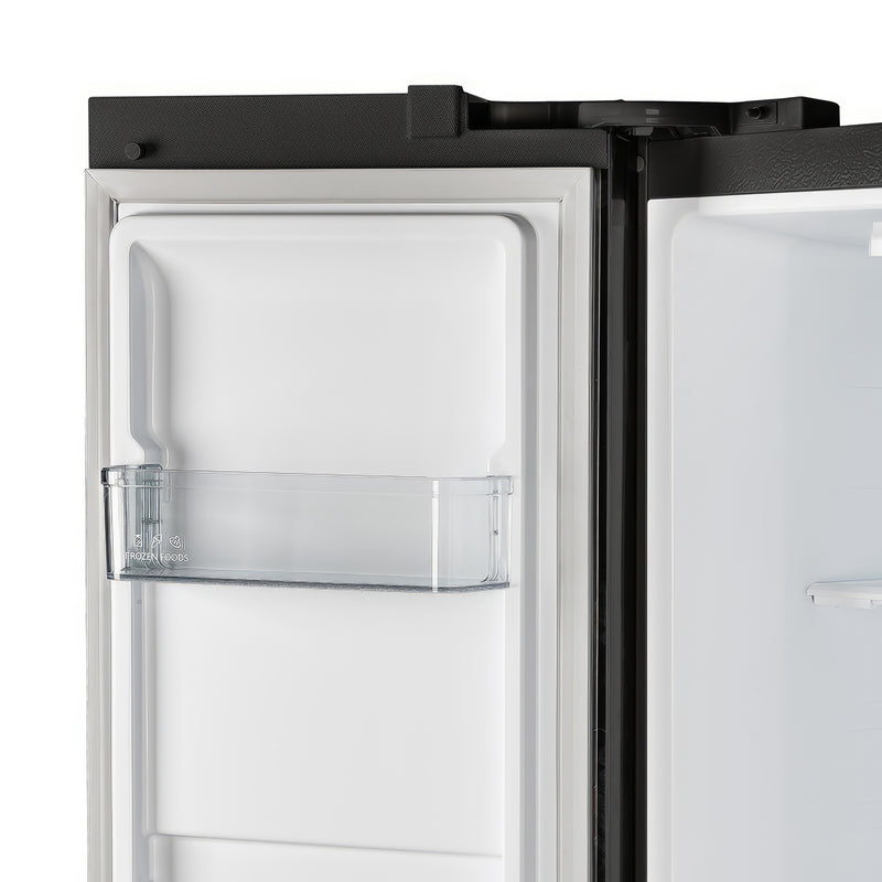 Load image into Gallery viewer, Forno Salerno Espresso 33-Inch Black Side-by-Side Refrigerator, 15.6 Cu. Ft., Energy-Efficient, No Frost, Modern Design