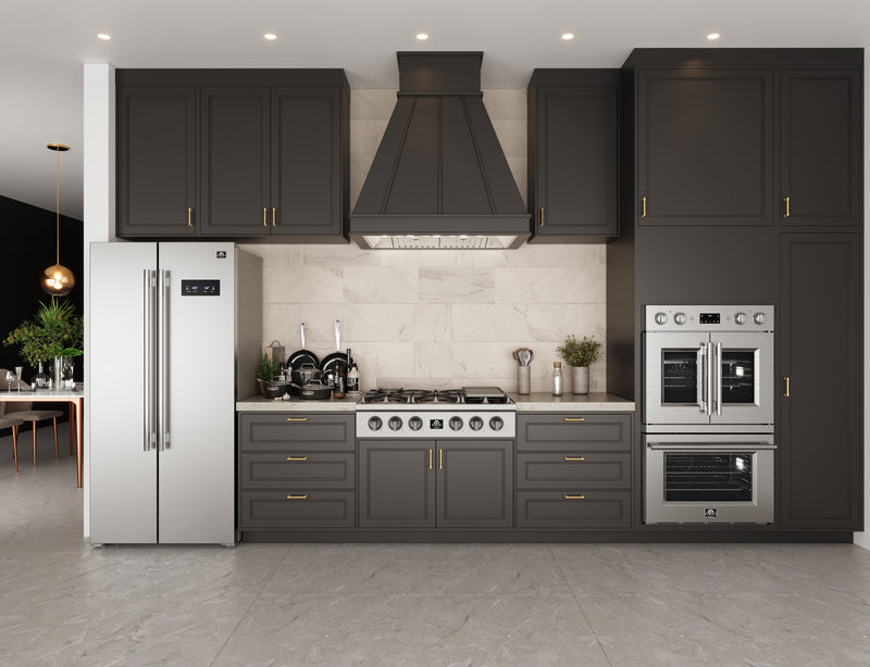 Load image into Gallery viewer, Forno Spezia Alta Qualita 36-Inch Pro-Style Gas Rangetop, Stainless Steel, 6 Sealed Burners, Continuous Cast Iron Grates, High Heat Output