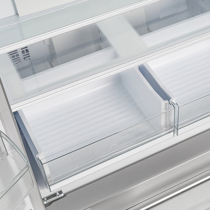 Load image into Gallery viewer, Forno Moena 36-Inch, Stainless Steel French Door Refrigerator - FFRBI1820-36SB