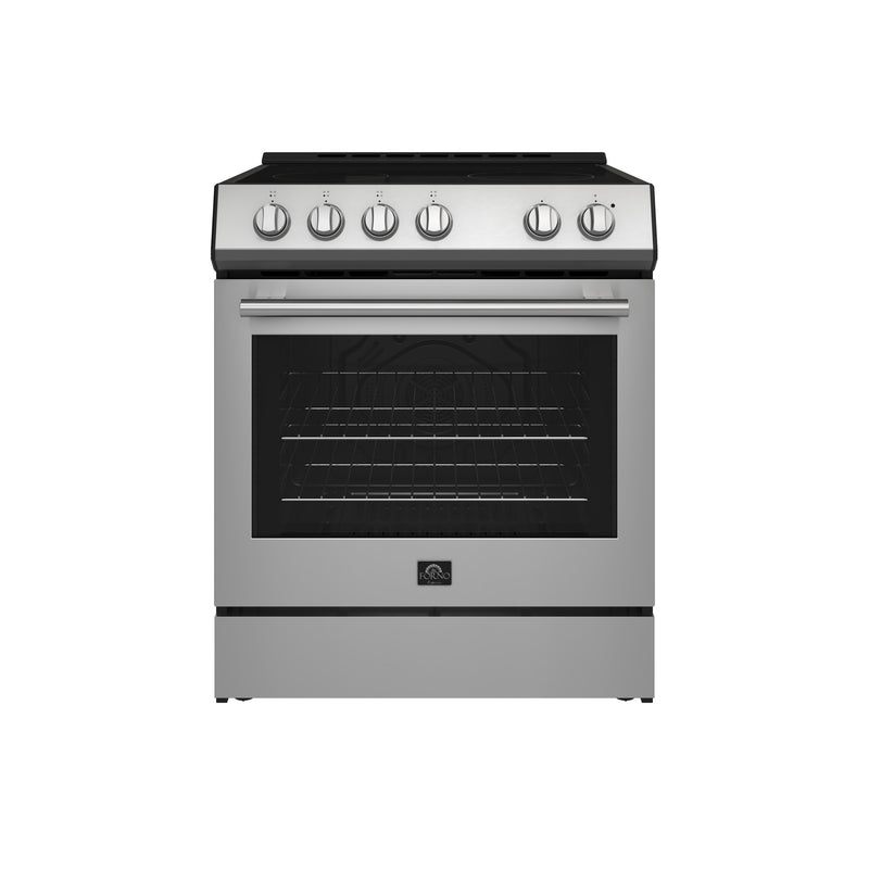 Load image into Gallery viewer, Forno Leonardo Espresso 30-Inch Stainless Steel Electric Range, True Convection, Energy Efficient