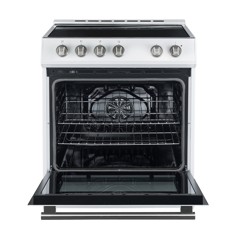 Load image into Gallery viewer, Forno Leonardo Espresso 30-Inch, White Electric Range - FFSEL6012-30WHT