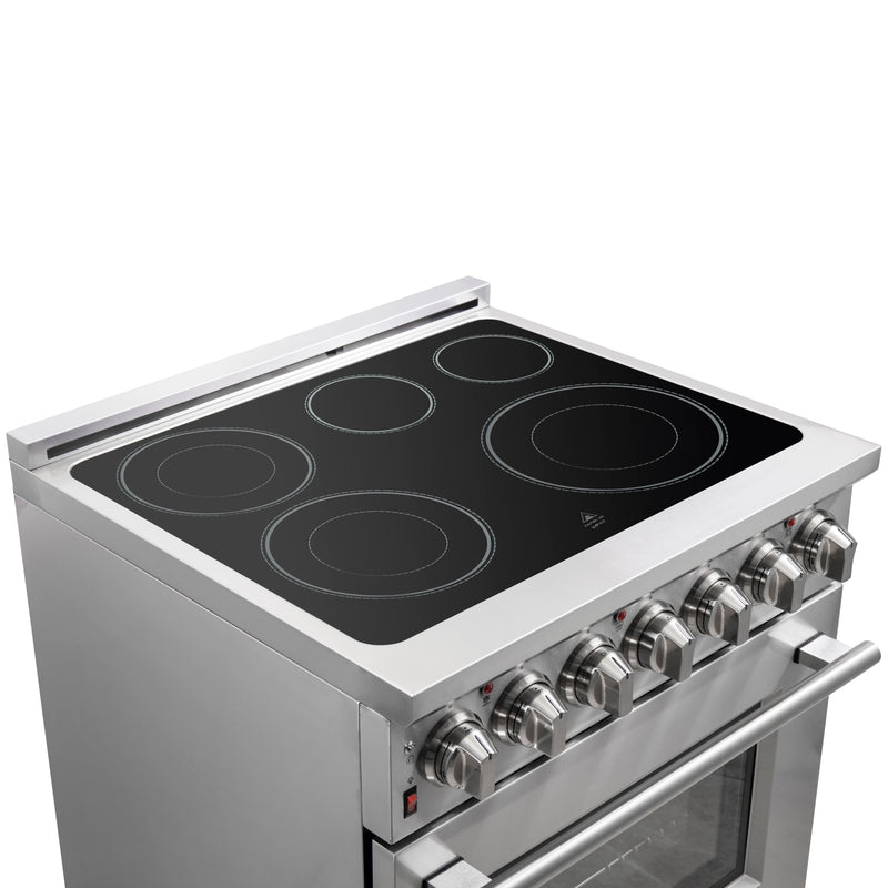 Load image into Gallery viewer, Forno Massimo 30-Inch, Stainless Steel Freestanding Electric Range - FFSEL6020-30