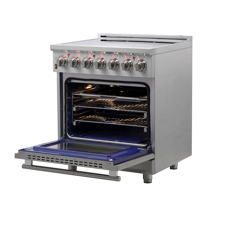 Load image into Gallery viewer, Forno Massimo 30-Inch, Stainless Steel Freestanding Electric Range - FFSEL6020-30