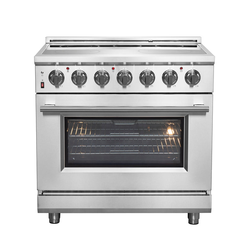 Load image into Gallery viewer, Forno Massimo 36-Inch Freestanding Chef Door Electric Range, True Convection Oven