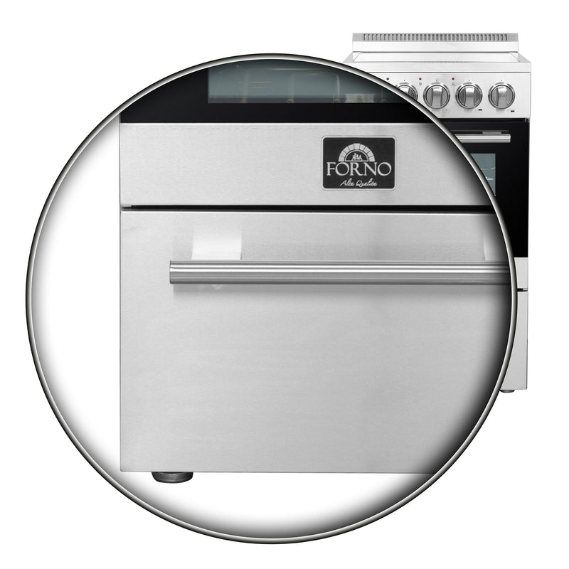 Load image into Gallery viewer, Forno Pallerano 20 Inch, Stainless Steel Freestanding Electric Range, Compact Design - FFSEL6052-20