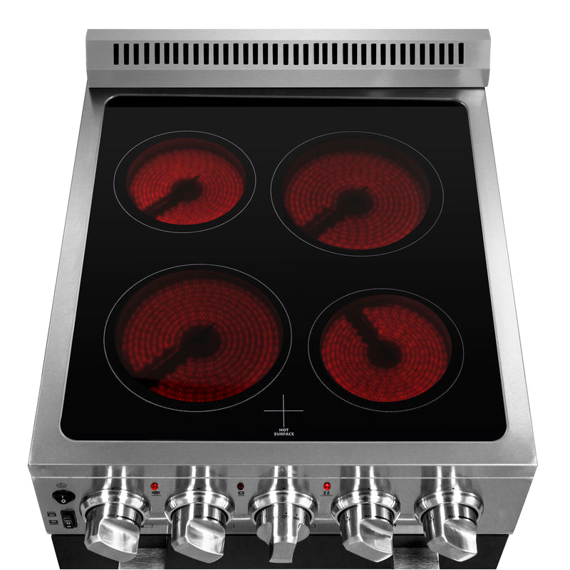 Load image into Gallery viewer, Forno Pallerano 20 Inch, Stainless Steel Freestanding Electric Range, Compact Design - FFSEL6052-20