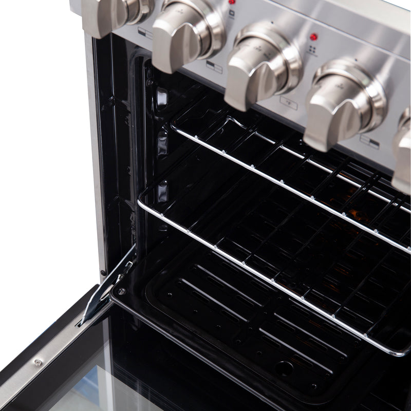 Load image into Gallery viewer, Forno Pallerano 20 Inch, Stainless Steel Freestanding Electric Range, Compact Design - FFSEL6052-20