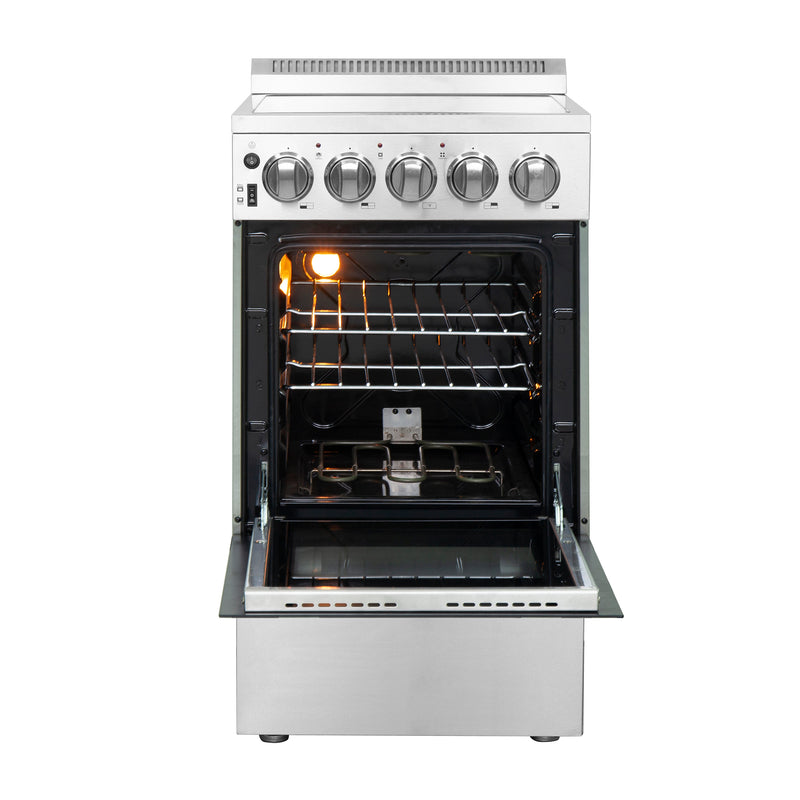 Load image into Gallery viewer, Forno Pallerano 20 Inch, Stainless Steel Freestanding Electric Range, Compact Design - FFSEL6052-20