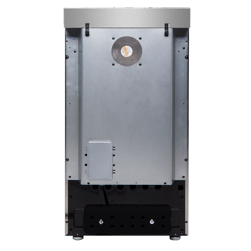 Load image into Gallery viewer, Forno Loiano 24 Inch Freestanding Electric Range Stainless Steel with Storage Drawer