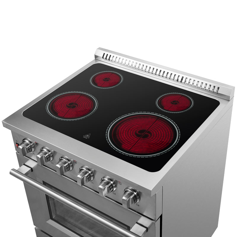 Load image into Gallery viewer, Forno Galiano 30-Inch, Stainless Steel Freestanding Electric Range - FFSEL6083-30